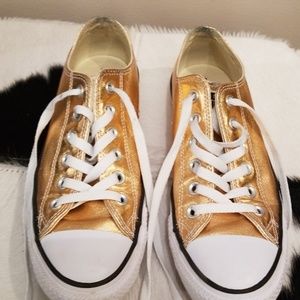Rosegold metallic Converse